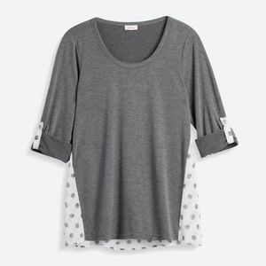 Pixley Dido Mixed Print Knit Top